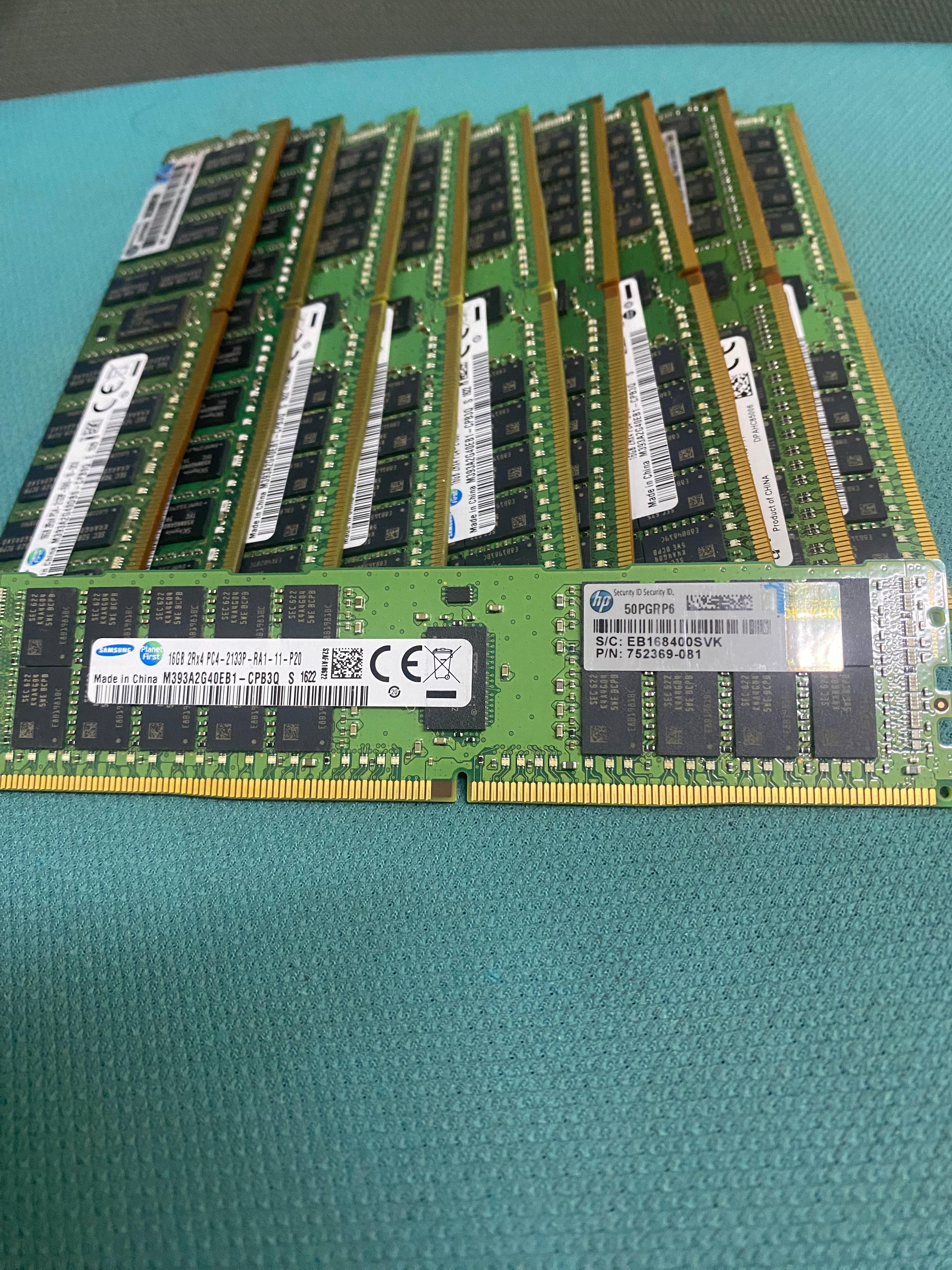 10 Adet   Samsung M393A2G40EB1-CPB4Q 16GB PC4-17000 DDR4-2133MT/S